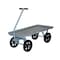 Little Giant Heavy-Duty Wagon Truck, 3000 lb Cap, 16" Pneumatic, Flush Deck, 24x48 CH304816PFSD - alternate 1